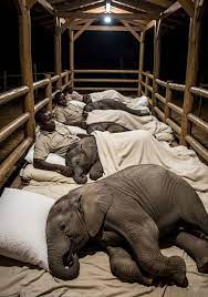 Baby elephants' rescue and healing process