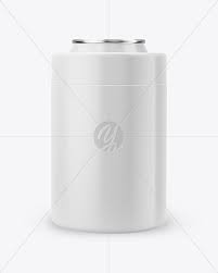 Download Can Cooler Mockup In Can Mockups On Yellow Images Object Mockups PSD Mockup Templates