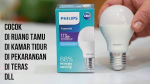 Lampu seperti barang pokok yang harus ada di malam hari. Lampu Led Philips Essential 11 Watt Terbaru Youtube