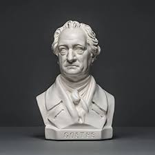 After growing up in a privileged upper middle class family, he studied law in leipzig from 1765 to 1768, although he was more interested in literature. Johann Wolfgang Von Goethe Skulptur Aus Hochwertigem Zellan Echte Handarbeit Made In Germany Buste In Weiss 20cm Amazon De Kuche Haushalt