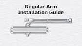 Do not tighten any of the screws at this time. How To Install An Automatic Door Closer Youtube