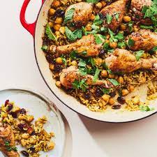 One Pan Chicken Drumsticks With Rice And Beans Recipe Drumstick Recipes Bean Recipes Chicken Recipes