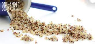 If you cook a cup of dry white rice, you'll end up with about three cups of cooked rice. How To Cook Quinoa One Handed Cooks