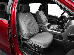 The carhartt branded seat cover range has been reviewed as somewhat easy to install and remove. Covercraft F 150 Carhartt Seatsaver Front Seat Cover Gravel T533025 15 20 F 150 W Bucket Seats