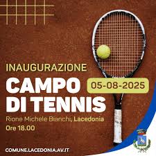 Lacedonia scommette sullo sport, si inaugura il nuovo campo da tennis –  Corriere dellIrpinia
