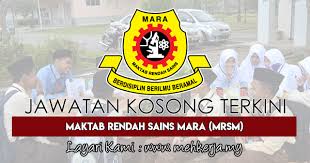 Maktab rendah sains mara mempelawa warganegara malaysia bumiputera yang berkelayakan untuk mengisi kekosongan jawatan guru sambilan yang ditawarkan. Jawatan Kosong Terkini Di Maktab Rendah Sains Mara Mrsm 23 Januari 2018 Jawatan Kosong 2021 Kerja Kosong Terkini Job Vacancy
