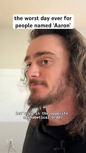 people named Aaron #shorts #comedy #funny