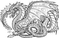 Coloring books can be good tools to explain surgery to your child. Adult Colouring Pages Dragon Transparent Png Key0