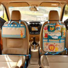 Oneup Cartoon Car Storage Bag Seat Back Storage Hang Bag Organizer Baby Product Stowing Tidying Automobile Interior Accessories In 2020 Car Seat Organizer Backseat Organizer Diy Baby Stuff