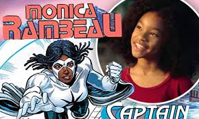 16 (1982) as captain marvel. Captain Marvel Tees Up Monica Rambeau As First Major Black Female Superhero In The Mcu Daily Mail Online