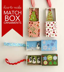 How To Make Matchbox Ornaments Kerst Knutselen Creatief Zelfgemaakte Kerstversiering