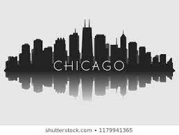 Chicago City Skyline Silhouette Background Vector Stock Vector Royalty Free 153794045 Shutt City Skyline Silhouette Chicago Skyline Silhouette City Skyline