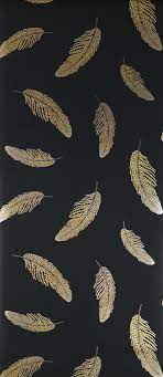 See more feather wallpaper, boho feather wallpaper, tribal feather wallpaper, aztec feather wallpaper, ombre feather wallpaper, gypsy looking for the best feather black background? Adornado Wallpaper In Black And Gold From The Deya Collection By Matthew Williamson At Burkedecor Burke Decor