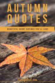 Maybe you would like to learn more about one of these? Autumn Quotes Short Sayings To Make You Fall In Love With Leaves