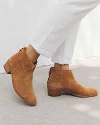 Black Booties With Brown Heel Pin On Shoes
