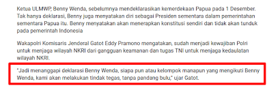 Maybe you would like to learn more about one of these? Salah Jokowi Setuju Lepaskan Papua Barat Www Kabarwarga Com