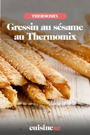 Gressin Au Sesame Au Thermomix Recette En 2020 Recette Gressin Recettes De Cuisine Recette