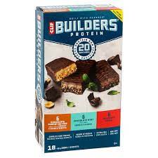 Clif Bar Builders Protein 18 Count Costco