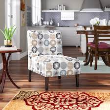 With cushions trimmed in white. Oversized Armless Chair Wayfair