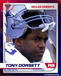 Tony Dorsett holds the NFL record for the longest run from scrimmage, a  99-yard touchdown against the Minnesota Vikings in 1983. This run is even  more remarkable because it happened