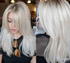 Long blond hair with balayage. Our Unmissable White Blonde Hair Picture Gallery And Tips