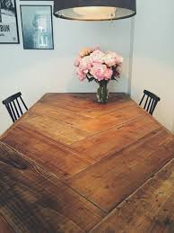 Herringbone Table Diy Dining Table Diy Dining Farmhouse Dining Rooms Decor