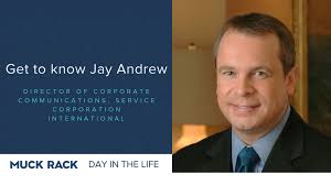 Day in the life: Get to know Jay Andrew, director of corporate  communications, Service Corporation International