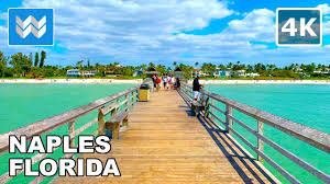 Download in under 30 seconds. 4k Naples Beach Pier In Florida Usa 2021 Walking Tour Travel Guide Binaural Sound Youtube
