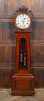 Scottish Victorian Drumhead Grandfather Clock SAI2858 — Sinclairs Antiques