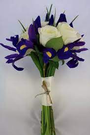 Pin By Katharine Torrance On Flowers Iris Wedding Bouquet Iris Bouquet Iris Bridesmaid Bouquet