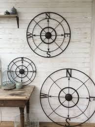 Nautical Wall Decor Metal Compass Wall Art By Camillacotton Compass Wall Art Nautical Wall Decor Nautical Home Decorating