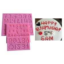 Cartoon Fondant Capital Lowercase Letter Number Silicone Mould Alphabet Cupcake Molds Designing Cake Decorating Tools Bakeware Cake Decorating Tools Decorating Toolssilicone Mould Aliexpress
