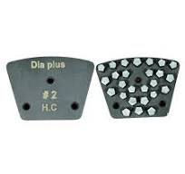 Multi Layered Brazed Trapezoid Grinding Segment - Hex Shape - Step 2 - 6mm