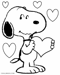 Printable Snoopy Coloring Pages For Kids Cool2bkids Snoopy Coloring Pages Valentines Day Coloring Page Valentine Coloring Pages