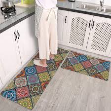 Get the best deals on rubber backed rugs in area rugs when you shop the largest online selection at ebay.com. Kitchen Mat Rug Abstract Flowers Tribal Blue Lime Diamonds Square Non Slip Pvc Leather Rubber Backing Cushioned Rug Runner Anti Fatigue Waterproof Sauce Oil Proof Walmart Canada