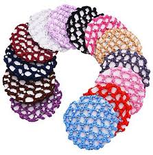 Knitting machine using in small cottage industry i. Sthuahe 13 Pcs Ladies Handmade Knit Mesh Fabric Rhinestone Bun Cover S Ninthavenue Europe
