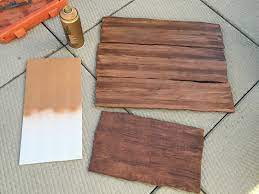 How To Make A Fake Wood Grain Effect