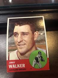 1963 Topps Baseball Jerry Walker #413 Indians Exmt