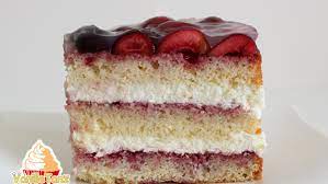 Damit lassen sich sehr einfach schöne toppings für cupcakes zaubern! Torte Mit Kirschen Und Sahnecreme Vanilletanz