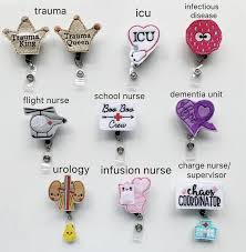 Nurse Badge Reel Badge Reel Nursing Badge Reel Retractable Etsy Nurse Badge Holders Nurse Badge Reel Nurse Badge
