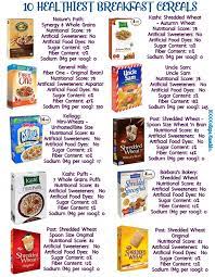 Skinnysmoothie 10 Healthy Breakfast Healthy Cereal Low Calorie Cereal