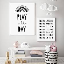 Play All Dayplayroom Decornursery Decorkids Room Decor Etsy In 2020 Playroom Wall Decor Playroom Wall Art Kid Room Decor