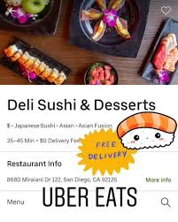 Come enjoy the best sushi in dubai and beyond! Deli Sushi Desserts San Diego California Menu Prices Restaurant Reviews Facebook