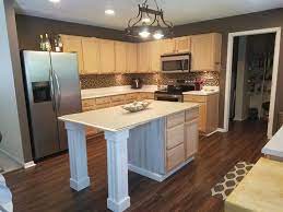 The countertop support has a ½ inch x 4 inch flange on the back that mounts via two screws (the. Steel Support Needed For Kitchen Island With Quartz Countertop
