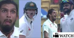 Ishant sharma, the tall and lanky pacer provided some epic giggling moments on day 2 of the second test, being played at the m chinnaswamy stadium in well, ishant sharma entertained the crowd with his epic expressions as he mocked smith. Video Virat Kohli Couldn T Stop Laughing Seeing Ishant Sharma Imitating Steve Smith Crickettimes Com
