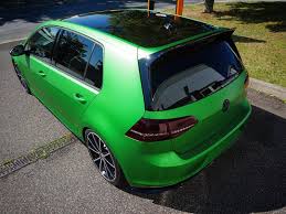 Krypton Green Vw Golf Vii Wrapped In Pwf Krypton Green Cooltints Cooleideeninfolie Wrappedcars Volkswagen Passat Volkswagen Volkswagen Golf