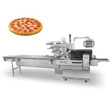 Automatic Horizontal Flow Pack Packing Packaging Wrapping Sealing Machine For Frozen Food Pizza Base Burger Patties China Packing Machine Packaging Machine Made In China Com
