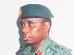 Late Army Captain Nimibibowei Harley Empere (a PhD holder) Tarakiri-ijaw  born son from Agbere, sitting in the middle had already escaped to safety  after a failed coup that was carried out to