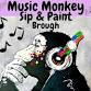 Sip and Paint Music Monkey event image