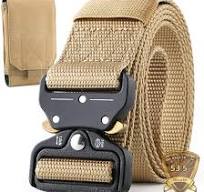 Boneke Cintura Militare, Cintura Regolabile Tattica con Sicurezza Fibbia a  sgancio rapido in metallo, large size in Nylon Cintura, per Esecuzione di  ...